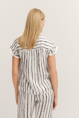 Bugatti Damen Blusen-Shirt mit Streifenprint