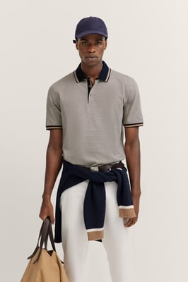 Bugatti Herren Polo aus Baumwolle