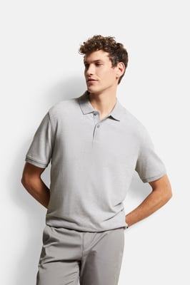 Bugatti Herren Polohemd in 2-tone-Optik