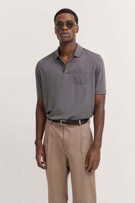Bugatti Herren Polo mit Brusttasche