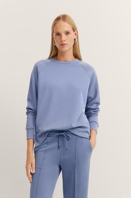 Bugatti Damen Sweatshirt mit seitlichen Reißverschlüssen