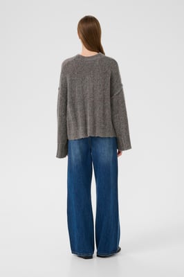 Strickpullover KBBlake Baggy fit dark grey
