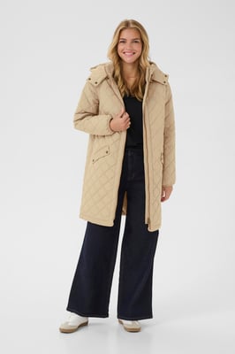 Jacke CRArwen Loose fit beige