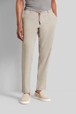 Bugatti Herren Bundfaltenhose mit konischer Passform
