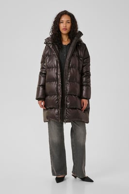 Jacke GlossyMW Box fit brown