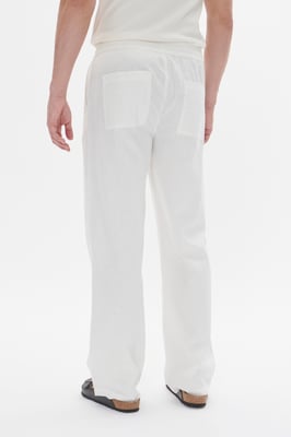 Casual Hose MABarton Gerade Passform white
