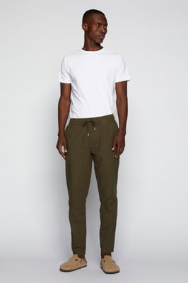 Casual Hose MAbarton Gerade Passform olive