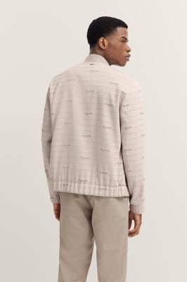 Bugatti Herren Blouson mit Collagekragen