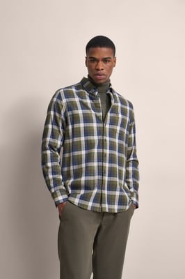 Bugatti Herren Hemd mit Button-Down