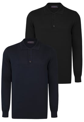 Pullover Pullover Mit Polo-Kragen 2Er-Pack