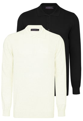 Pullover Pullover Mit Polo-Kragen 2Er-Pack