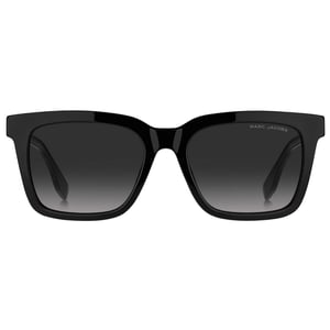 Marc Jacobs – Sonnenbrille mit schwarzem Rahmen und dunkelgrauen Gläsern