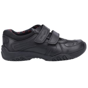 Hush Puppies - Jungen Schul-Uniform-Schuhe "Jezza 2", Leder (Schwarz)