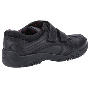 Hush Puppies - Jungen Schul-Uniform-Schuhe "Jezza 2", Leder (Schwarz)