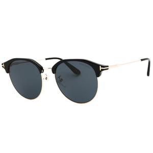 Tom Ford - Sonnenbrille Mit Glänzendem, Schwarzem Rahmen Und Rauchglas