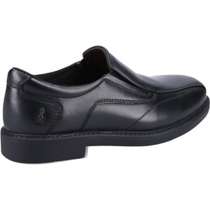 Hush Puppies Toby SNR Lederslipper In Schwarz Für Jungen