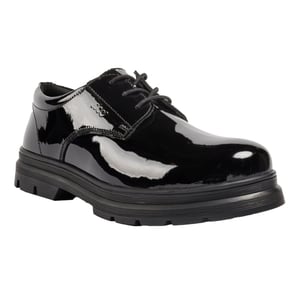 Pod Irene Kunstleder Mädchen Schwarze Lackleder Slipper