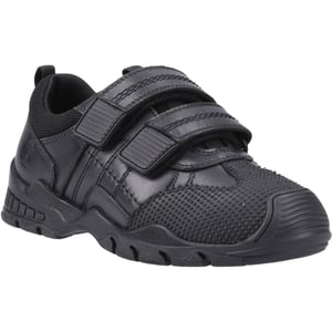 Hush Puppies Tristen Lederslipper In Schwarz Für Jungen