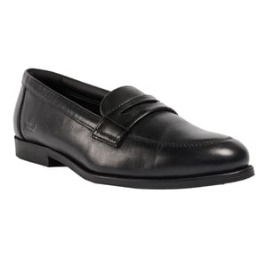 Pod Islay Mädchenschwarze Slipper Aus Leder