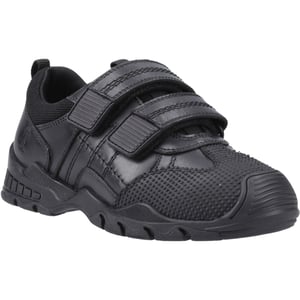 Hush Puppies Tristen Lederslipper In Schwarz Für Jungen
