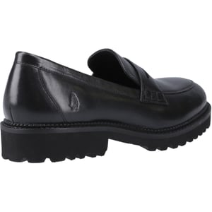 Hush Puppies Grazia Mädchenschwarze Slipper Aus Leder