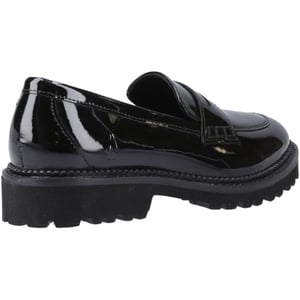 Hush Puppies Grazia Mädchenschwarze Slipper Aus Leder