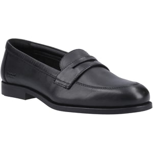 Pod Islay Mädchenschwarze Slipper Aus Leder
