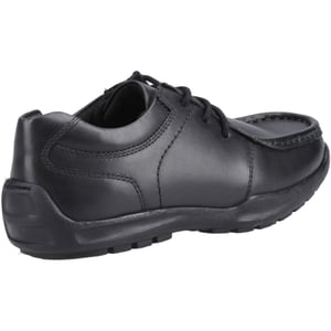 Hush Puppies Mackenzie Wallabee Die Schwarzen Schnürschuhe Für Jungen Aus Leder
