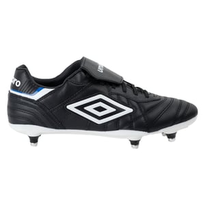 Umbro - Herren Fußball-Stiefel "Speciali Eternal Team Sg", Leder (Schwarz/Weiß/Königsblau)