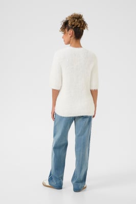 Strickpullover CRLini Strickpullover Straight fit white