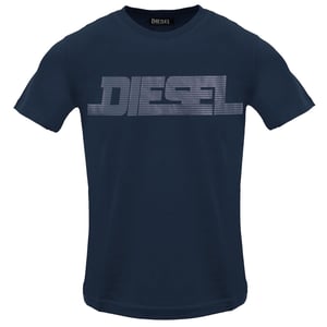 Diesel - T-shirt „total Eclipse" Mit Einfarbigem Logo