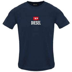 Diesel - Just Small - T-shirt „total Eclipse" Mit Neuem D-logo
