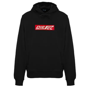 Diesel - Kapuzenpullover „pfeillogo" In Schwarz
