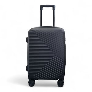 Hartschalenkoffer, schwarz, Kabine, 48 x 37 x 20 cm, sicherer Gepäckkoffer, geeignet für Easyjet, Ryanair