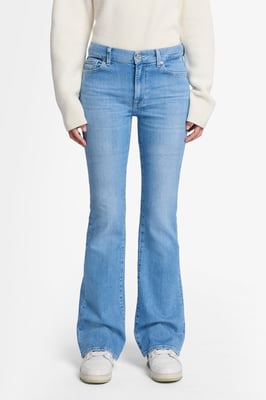 Damen Jeans Bootcut Bootcut Fit