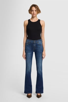 Damen Jeans Bootcut Bootcut Fit