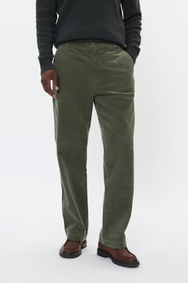 Casual Hose MAChino Casual Hose Lockere Passform green