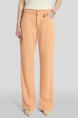 Damen Pants Tess Trouser Colored Tencel Straight Fit