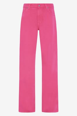Damen Pants Tess Trouser Colored Tencel Straight Fit