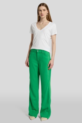 Damen Pants Tess Trouser Colored Tencel Straight Fit