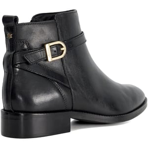 Dune Pemma Leder Damenstiefel Schwarz