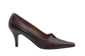 Gucci 75 mm Pumps aus braunem Leder
