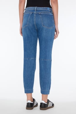 Damen Jeans Darted Boyfriend Jogger Jogger