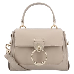 Mini-Tagestasche Tess aus genarbtem und weichem Leder