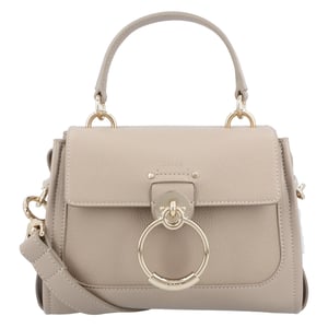 Mini-Tagestasche Tess aus genarbtem und weichem Leder