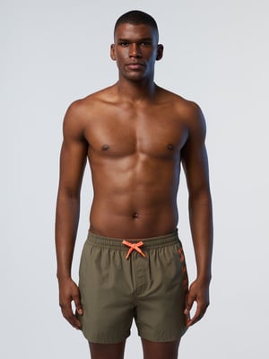 North Sails Badeshorts Vertikaler Druck