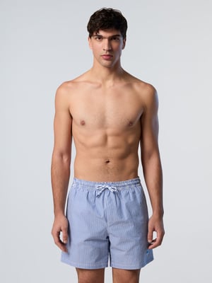 North Sails Badeshorts Gestreifter Seersucker