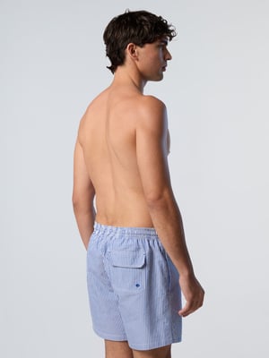 North Sails Badeshorts Gestreifter Seersucker