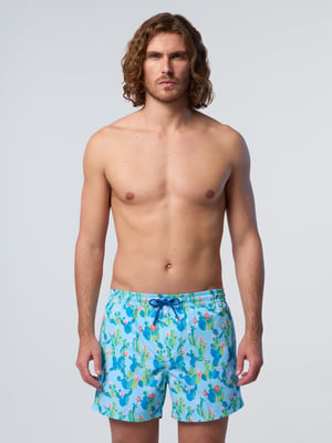 North Sails Badeshorts Grafischer Druck