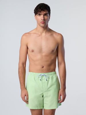 North Sails Badeshorts Gestreifter Seersucker